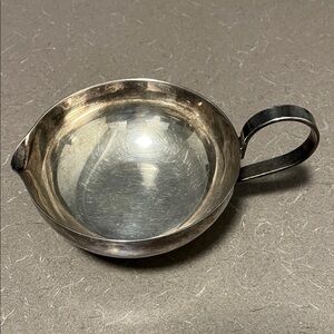 Elegant Silver Plated Pouring Bowl- Made in Italy